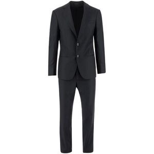 GIORGIO ARMANI Men's Wool Two-Piece Suit Men BLUE Suits